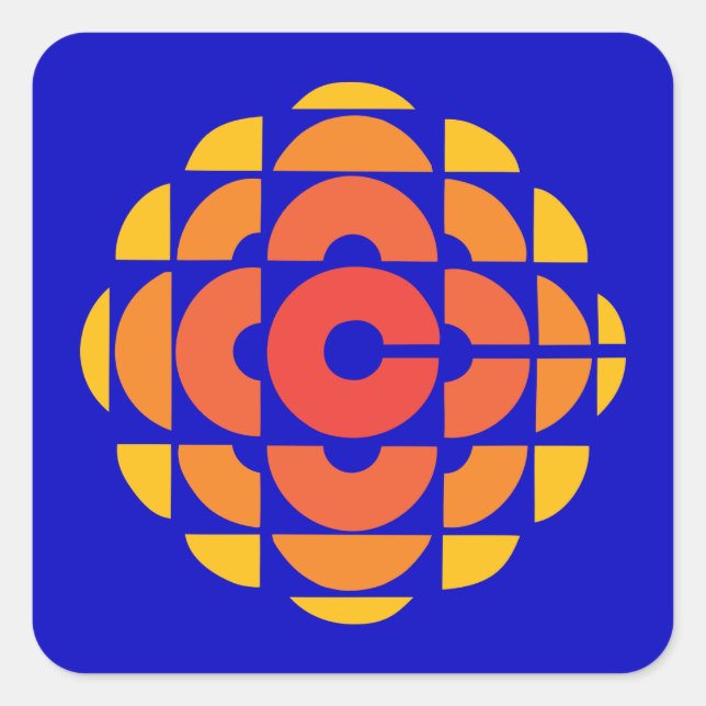 Sticker Carré  Rétro 1974-1986 (Devant)