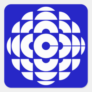 Sticker Carré Rétro 1986-1992 - Blanc