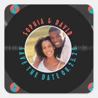 Retro Vinyl Record Mariage PHOTO ENREGISTRER LA DA