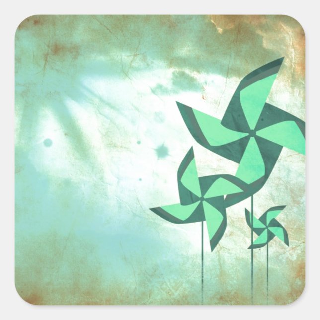 Sticker Carré rêve (Devant)