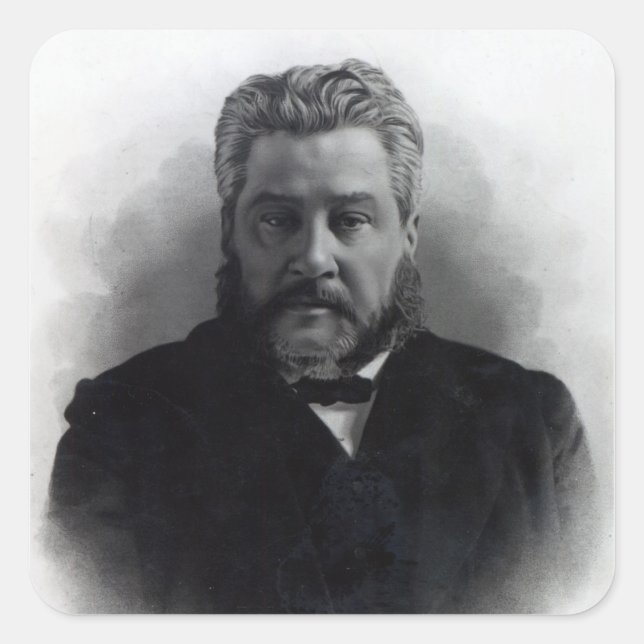 Sticker Carré Révérend Charles Haddon Spurgeon (Devant)