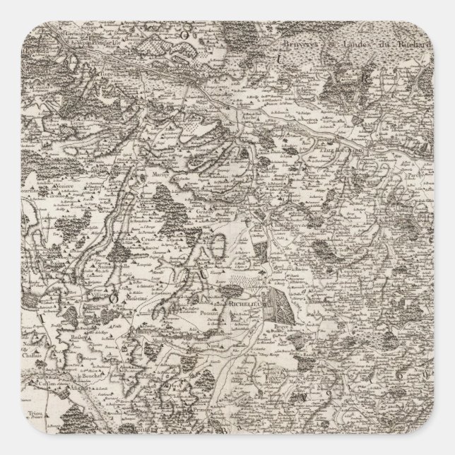 Sticker Carré Richelieu, Saumur (Devant)