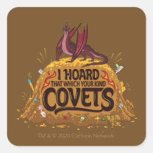 Sticker Carré RICK ET MORTY™   Balthromaw's Hoard