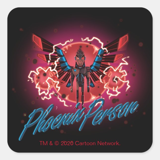 Sticker Carré RICK ET MORTY™ | Phoenix (Devant)