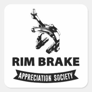 Sticker Carré Rim Brake Appréciation Society