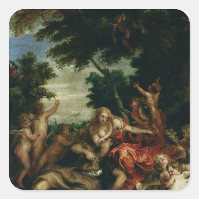 Sticker Carré Rinaldo et Armida (Devant)