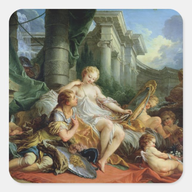 Sticker Carré Rinaldo et Armida, 1733 (Devant)