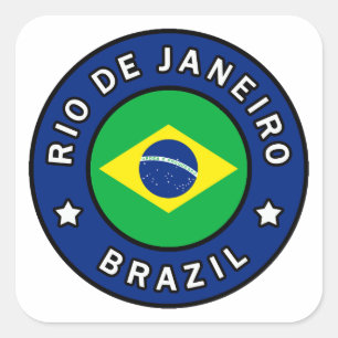Sticker Carré Rio de Janeiro Brésil