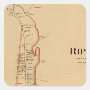 Sticker Carré Ripley, Ohio