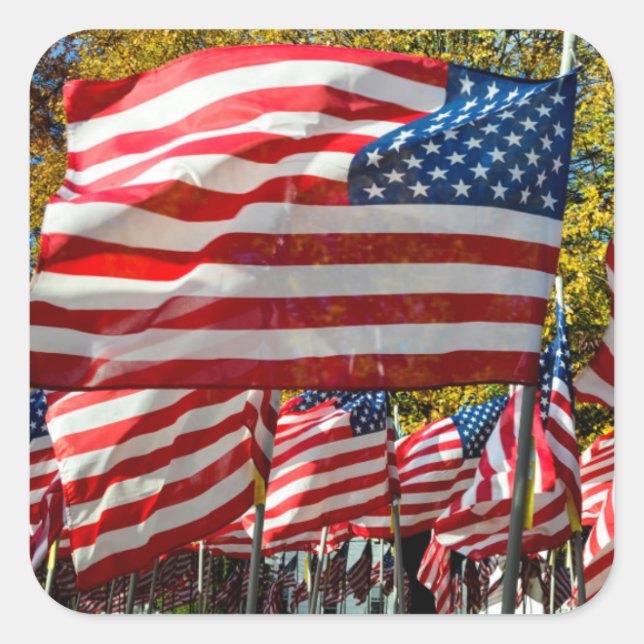 Sticker Carré Riverdale, New York, USA. Pays viticole (Devant)