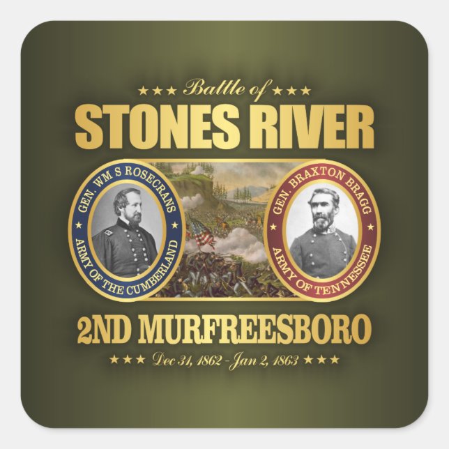 Sticker Carré Rivière Stones (FH2) (Devant)