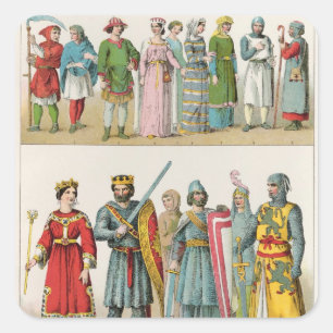 Sticker Carré Robe française