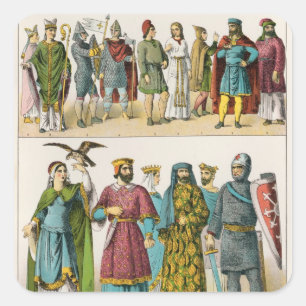 Sticker Carré Robe française