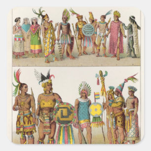 Sticker Carré Robe mexicaine