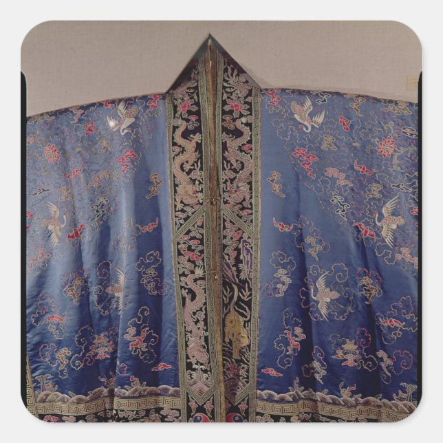 Sticker Carré Robe taoïste d'un temple impérial (Devant)