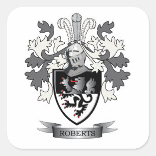 Sticker Carré Roberts Family Crest