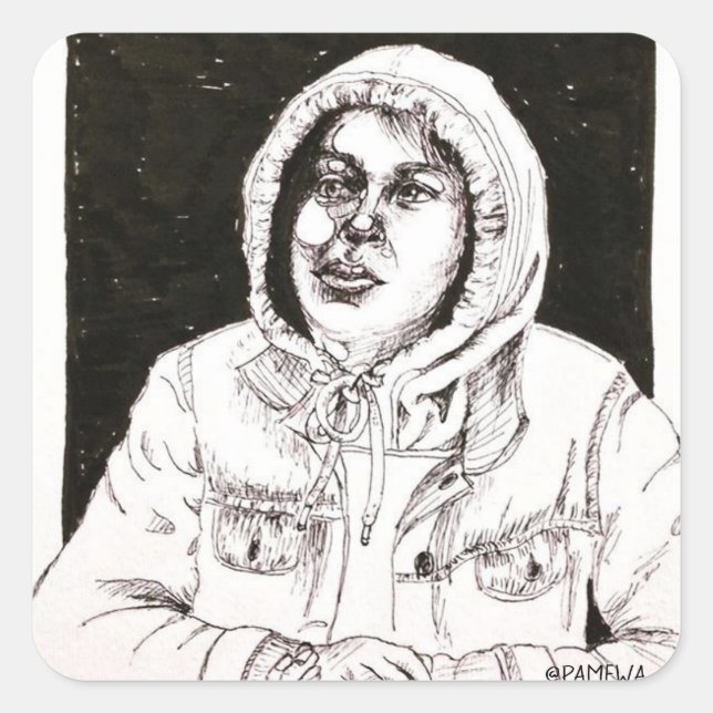 Sticker Carré Rociooo (Devant)