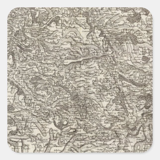 Sticker Carré Rodez (Devant)