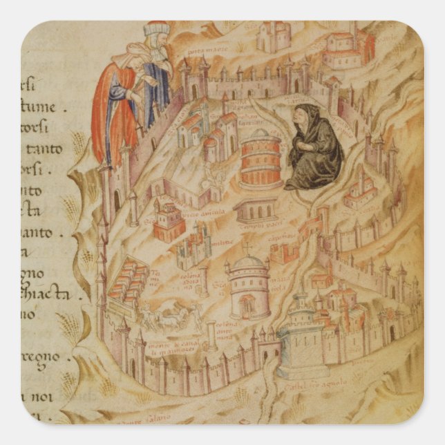 Sticker Carré Roma La Veuve (Devant)