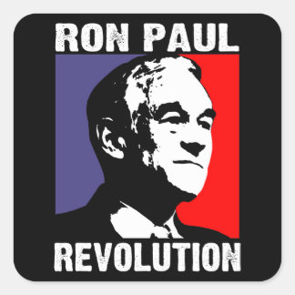 Sticker Carré Ron Paul