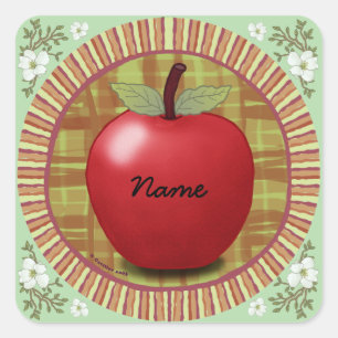 Sticker Carré Rondo Apple