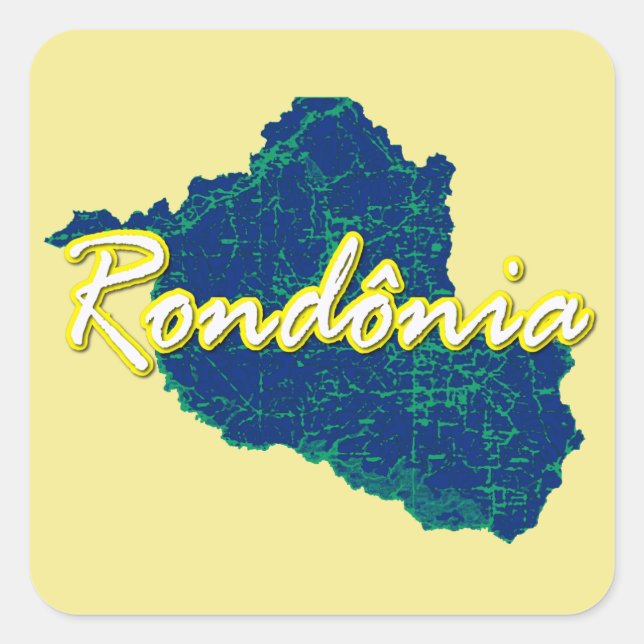 Sticker Carré Rondonia (Devant)