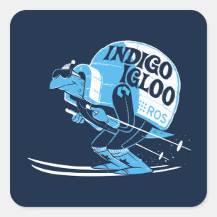 Sticker Carré ROS Indigo Igloo
