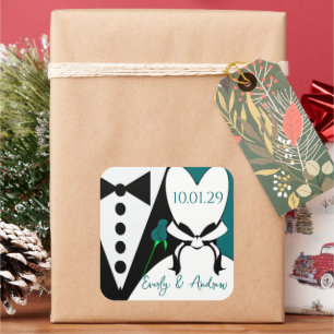 Sticker Carré Rose Change de couleur pour coordonner votre événe