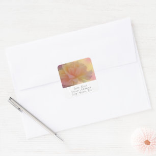 Sticker Carré Rose Pastel