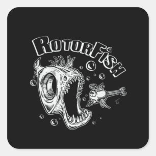 Sticker Carré Rotorfish