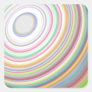 Sticker Carré Roue de la vie