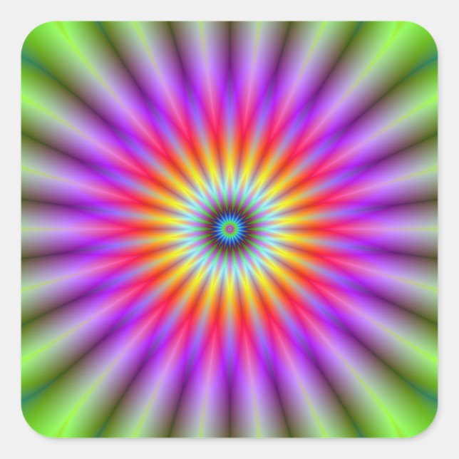 Sticker Carré Roue de l'autocollant (Devant)