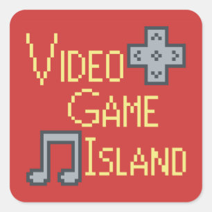 Sticker Carré Rouge d'autocollant de VGI