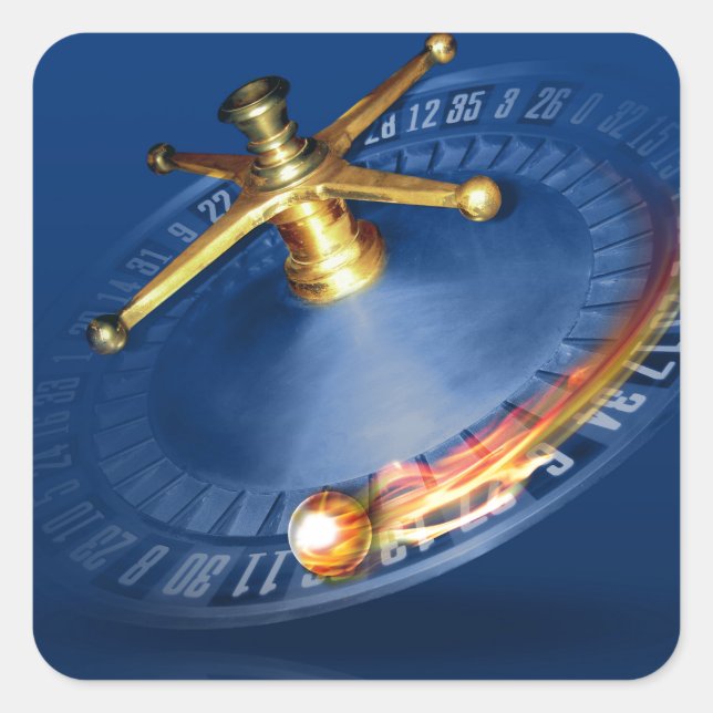 Sticker Carré Roulette (Devant)