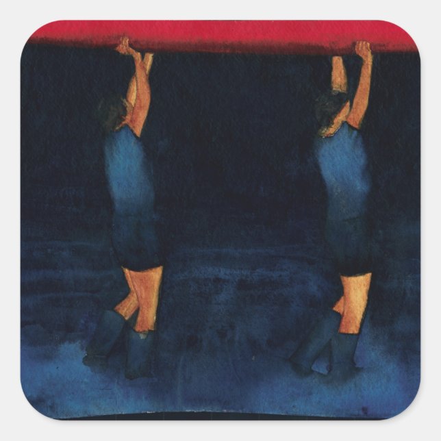 Sticker Carré Rowers 2010 (Devant)