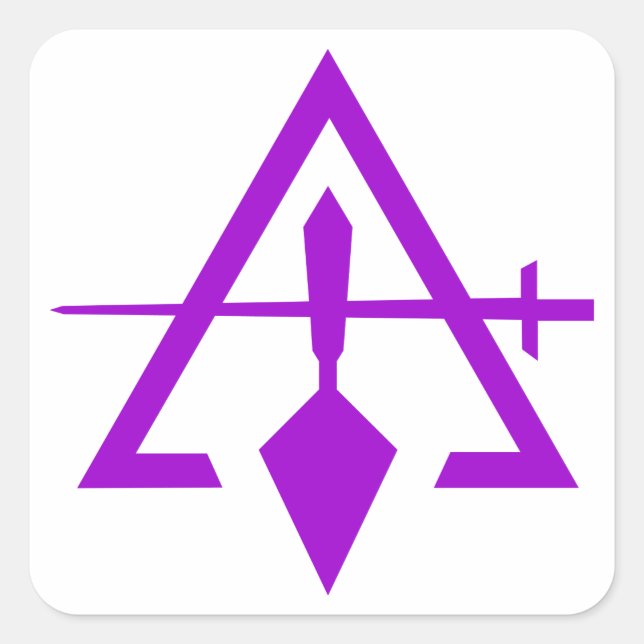 STICKER CARRÉ ROYAL ET SÉLECTIONNER LES MAÎTRES (Devant)