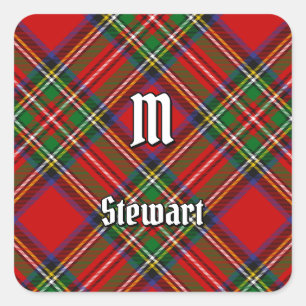 Sticker Carré Royal Stewart Tartan