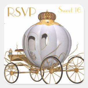 Sticker Carré RSVP Sweet 16