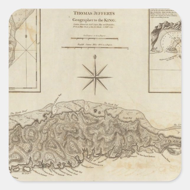 Sticker Carré Ruatan ou rotin (Devant)