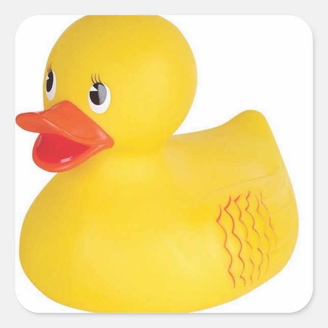 Sticker Carré Rubber Ducky (Devant)