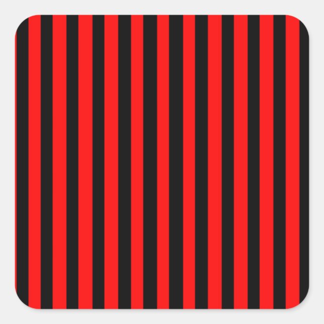 Sticker Carré Ruby Black (Devant)