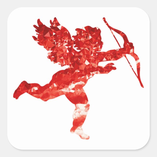 STICKER CARRÉ RUBY CUPID (Devant)