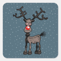 Rudolf le renne a les yeux fous