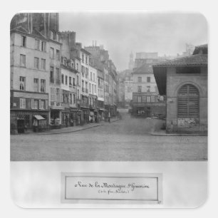 Sticker Carré Rue de la Montagne Sainte-Genevieve, Paris