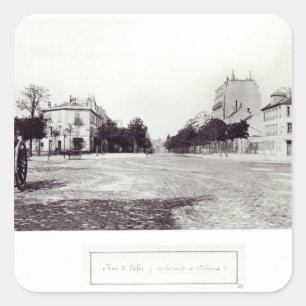 Sticker Carré Rue d'Enfer, de la route d'Orléans