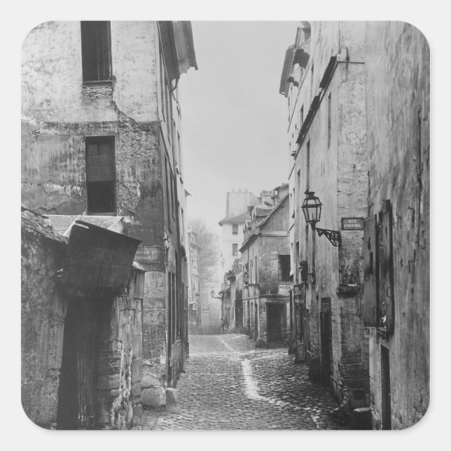 Sticker Carré Rue Traversine (Devant)