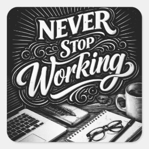 Sticker Carré Ruée Irrésistible