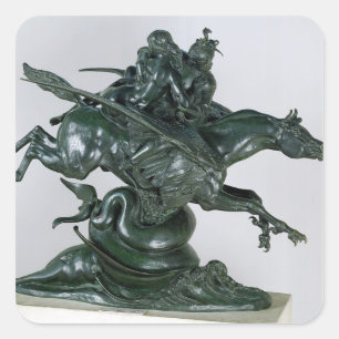 Sticker Carré Ruggiero et Angelica