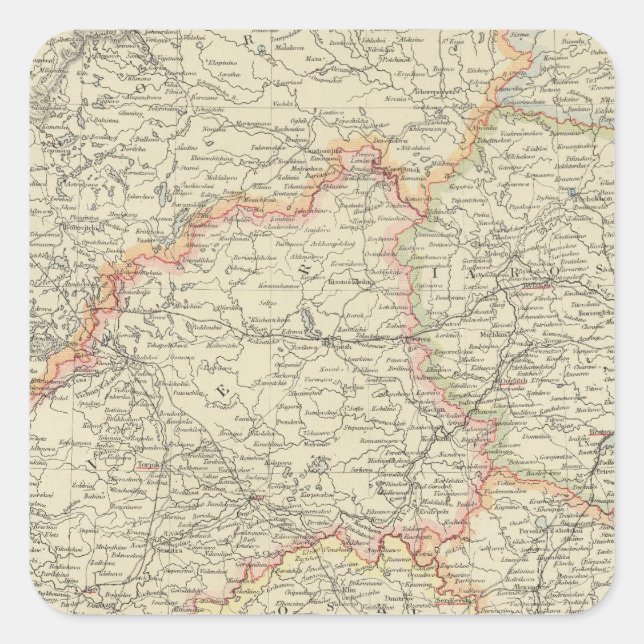 Sticker Carré Russie 7 (Devant)