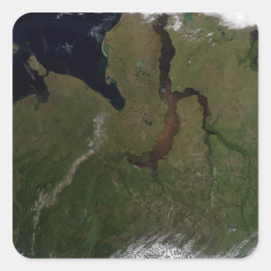 Sticker Carré Russie centrale du Nord